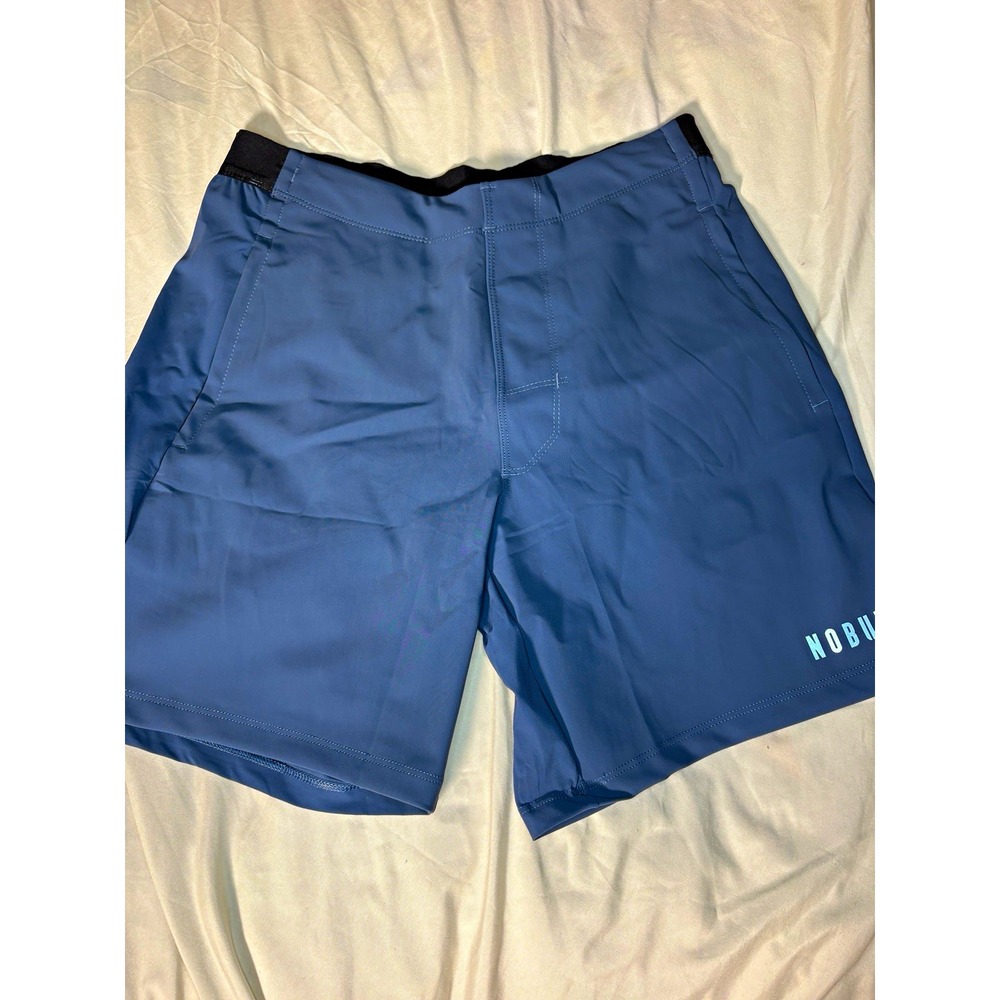 NWOT NOBULL Men's Lightweight 7" Shorts Blue Size M